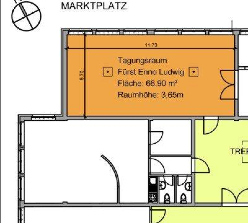raumuebersicht grundriss